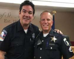Although he was getting popularity as an actor in Hollywood he decided to join the St. Anthony Police Department and became a Reserve Police Officer i